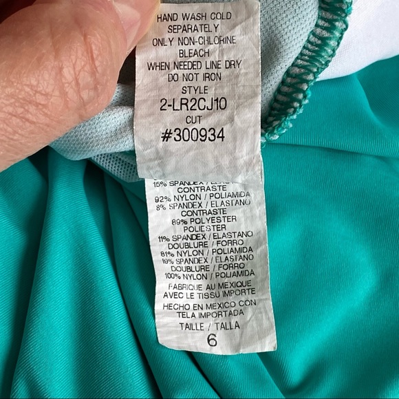 Lauren Ralph Lauren Halter One Piece Swim Suit - Picture 11 of 12